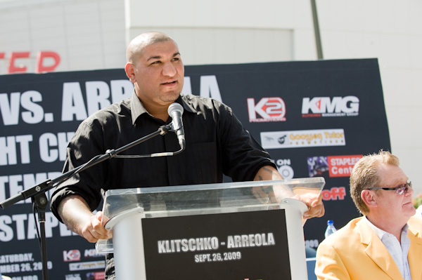 Arreola at Press Conference