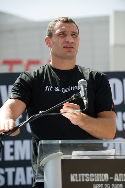 Vitali Klitschko at Press Conference