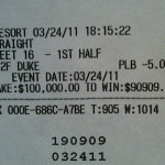 mayweather betting slip