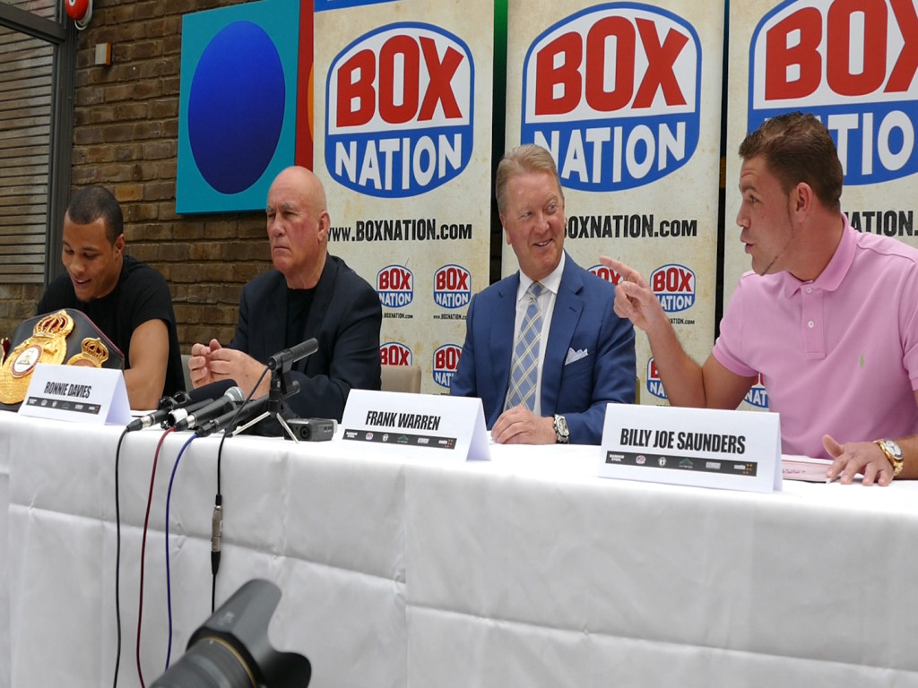 Eubank Jr and Frank Warren go way back (Photo Credit: Frank Warren, BoxNation)