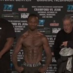 dierry jean weigh-in