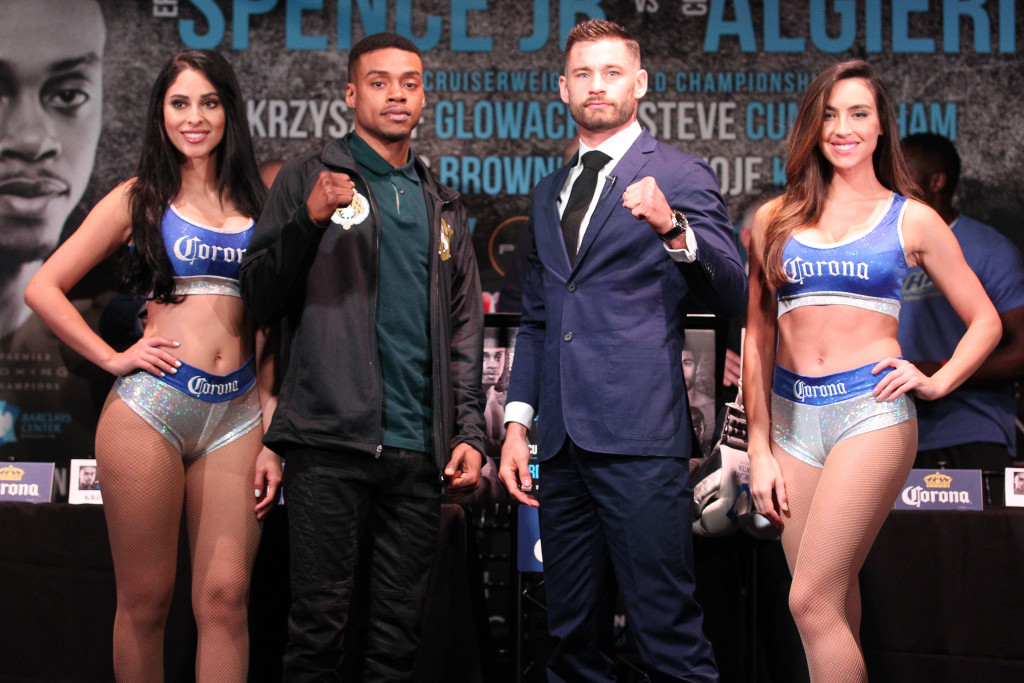 Photos & quotes: Final Errol Spence vs. Chris Algieri ...