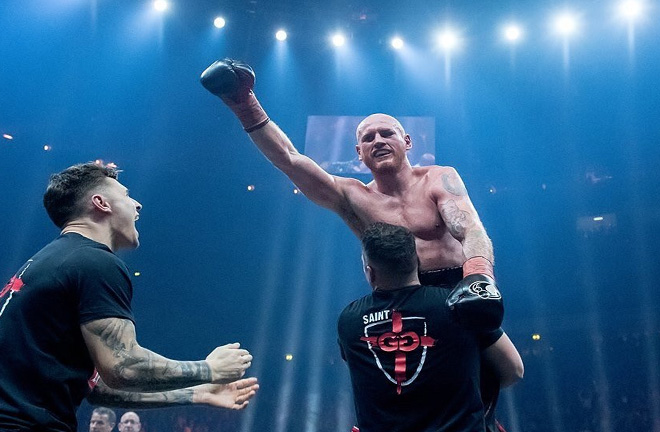 George Groves victory over bitter vital Chris Eubank Jr in Manchester. Photo Credit: Daily Express