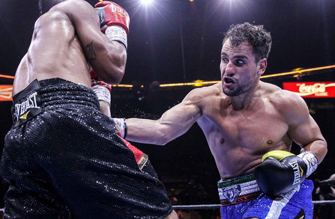 Phil Lo Greco ready to make his mark against Amir Khan on April 21st. Photo Credit: Boxing News