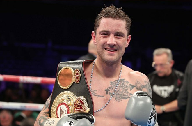 Ricky Burns laces them up for the 50th time on Saturday night at the Metro Radio Arena in Newcastle, live on Sky Sports. Photo Credit: Sky Sports