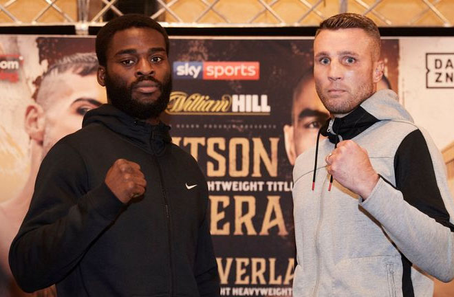 Joshua Buatsi and Tony Averlant face off ahead of their fight this weekend. Photo Credit: Sky Sports