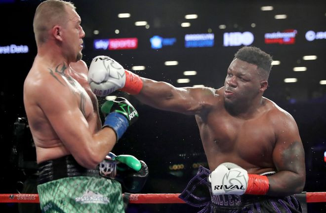 Jarrell Miller is hoping for a world title shot soon. Photo Credit: Sky Sports 