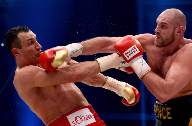 Tyson Fury beat Wladimir Klitschko back in 2015. Photo Credit: Sky Sports 