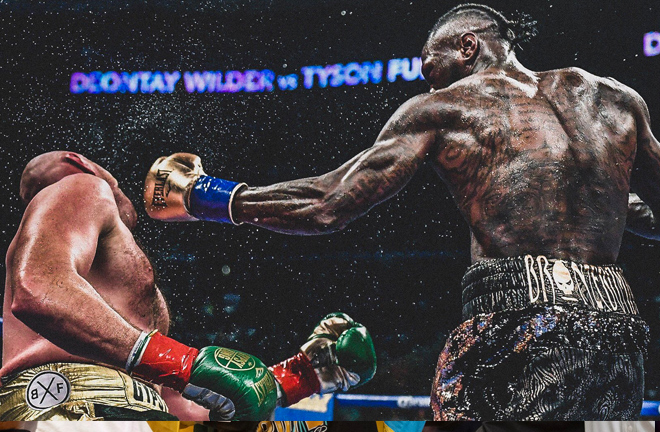 Wilder vs Fury - an epic clash of styles at the Staples Center in Los Angeles last night.