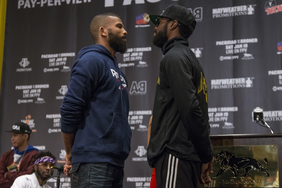 Jack-Browne face off. Photo Credit: BoxingScene