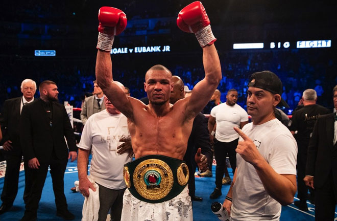 Eubank Jr claimed the IBO World Super Middleweight Title. Photo Credit: East Side Boxing