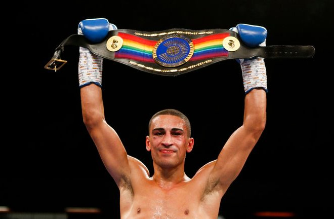 Jordan Gill stopped Ryan Doyle in 2018 to win the Commonwealth featherweight title. Photo Credit: Sports-Life-News