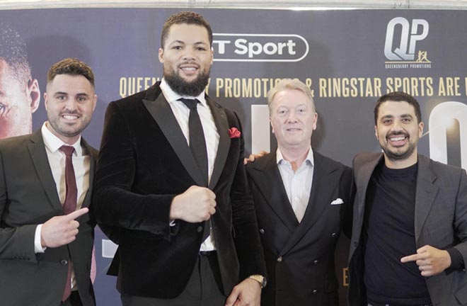 Joe Joyce has signed with Queensberry Promotions in a co-promotional agreement with Ringstar Sports. Credit: Frank Warren