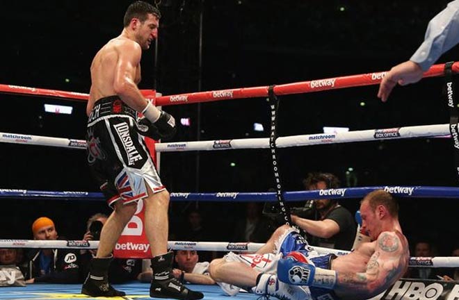 Froch is open fighting Groves again. Credit: mirror.co.uk