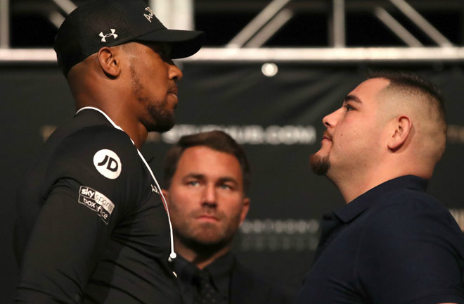 Joshua-Ruiz face off. Credit: Newshub