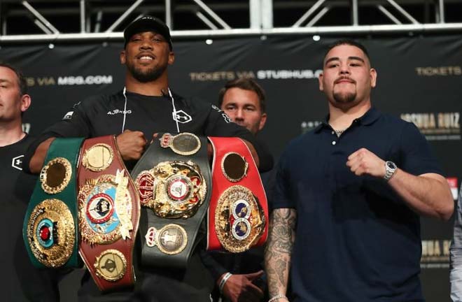 Joshua-Ruiz go head to head this weekend at MSG, New York. Credit: The Ring