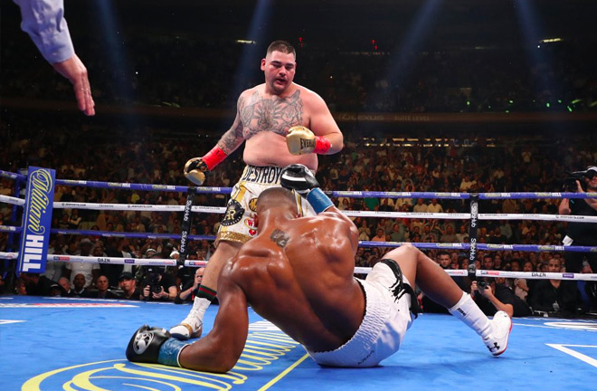 Anthony Joshua was knocked down 4 times on a historic night for heavyweight boxing.