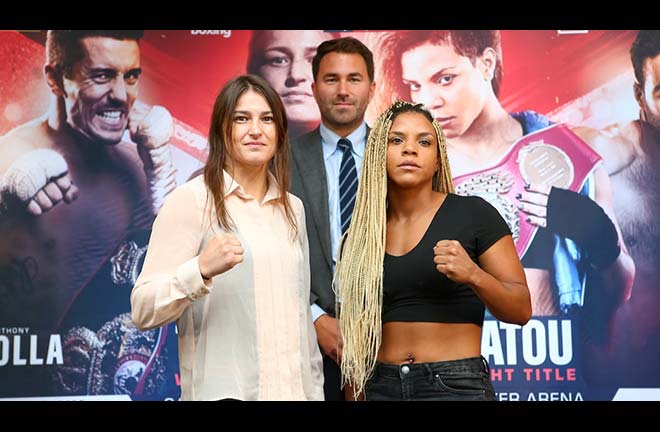 Katie Taylor tops the bill against Christina Linardatoul Credit: Matchroom Boxing