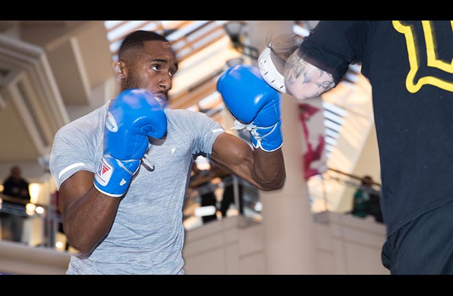 Osueke: I'm more than ready to step up in class. Credit: Matchroom Boxing