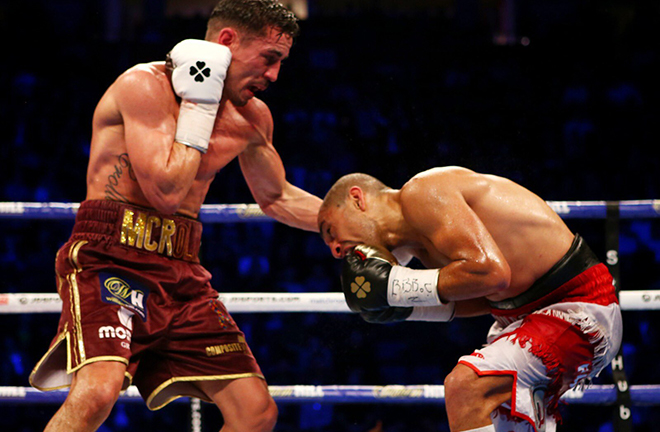 Anthony Crolla retired with a win after an emotional farewell in Manchester Credit: Matchroom Boxing