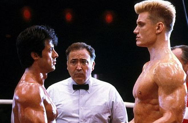 Rocky Balboa and Ivan Drago. Photo credit: cinemablend.com