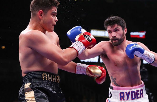 Ryder blew away Bilal Akkawy in three rounds in Las Vegas in May Credit: Matchroom Boxing