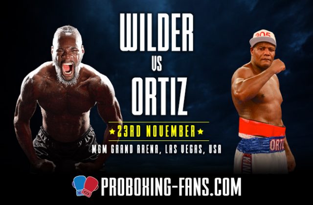 Deontay Wilder defends his WBC crown in a rematch with Luis Ortiz on Saturday