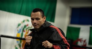 Julio Cesar Chavez Jr takes on fellow former champion Danny Jacobs in Phoenix on Friday Credit: Matchroom Boxing USA