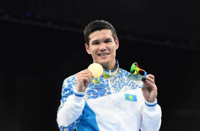 The Kazakh has eight wins since securing gold in Rio in 2016 Credit: Boxing Scene