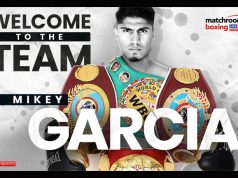 Four-weight world champion Mikey Garcia has signed a one-fight deal with Matchroom Boxing and DAZN Credit: Matchroom Boxing