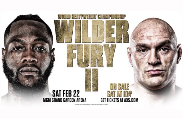 Tyson Fury vs Deontay Wilder II comes to Las Vegas. Photo credit: Queensbury Promotions