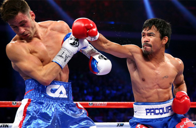 Former world champion Algieri was defeated by Manny Pacquiao in 2014 Credit: Chris Hyde / Getty Images