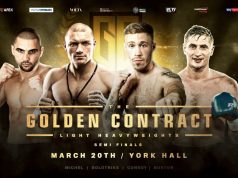 Golden Contract light-heavyweight semi finals. Photo credit: MTK Global