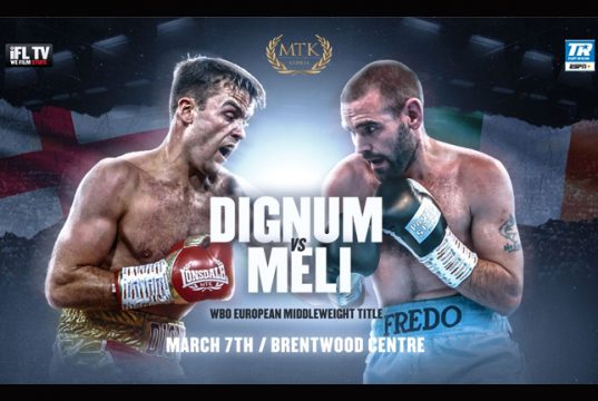 Danny Dignum and Alfredo Meli collide in Brentwood on March 7 Credit: MTK Global