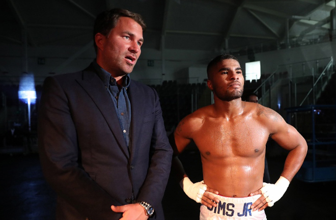 Sims Jr is under Eddie Hearn's Matchroom Boxing banner Credit: Boxing Scene