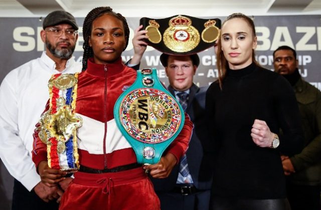 Claressa Shields is aiming to become a three-weight world champion against Ivana Habazin Credit: Stephanie Trapp