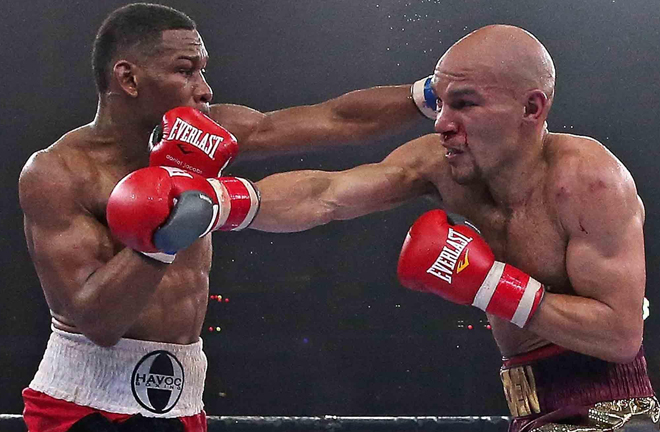 Truax was stopped in the final round by Daniel Jacobs in 2015 Credit: Premier Boxing Champions