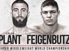 IBF super-middleweight world champion, Caleb Plant takes on Vincent Feigenbutz. Photo Credit: PBC.