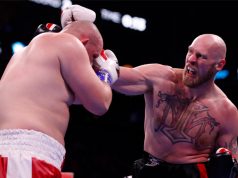 Robert Helenius produced a huge upset to stop Adam Kownacki in Brooklyn Credit: BT Sport Boxing