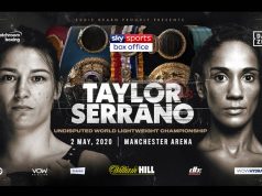 Female greats Katie Taylor and Amanda Serrano will meet in an undisputed lightweight clash in Manchester on May 2 Credit: Matchroom Boxing