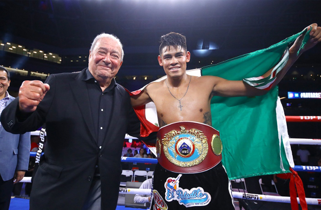Promoter Bob Arum has heaped praise on the Mexican world champion Credit: Boxing Scene
