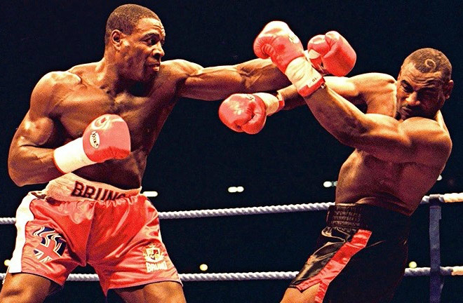 Frank Bruno went on to defeat Oliver McCall for the World title a year later. Photo Credit: The Fight City