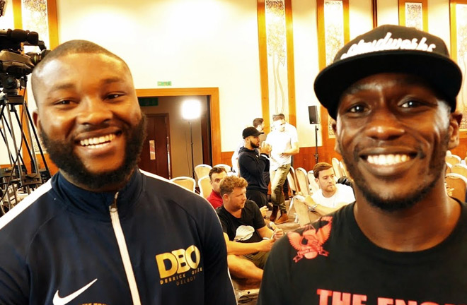 Ekow and Derrick Osaze representing Nottingham. Photo Credit: YouTube, Seconds Out.