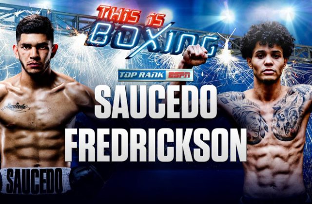 Alex Saucedo vs Sonny Fredrickson. Credit: Top Rank