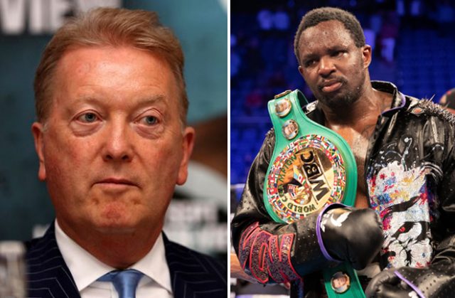 Frank Warren has expressed his sympathy for Dillian Whyte as World title shot eludes him