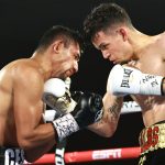 Carlos Castro proved too strong for Cesar Juarez in Las Vegas Photo Credit: Mikey Williams/Top Rank