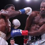 LesPierre was unsuccessful in his bid for Maurice Hooker’s old WBO World Super Lightweight title Photo Credit: Ed Mulholland/Matchroom Boxing USA