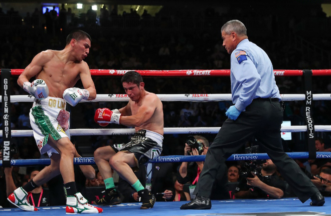 Ortiz Jr has flourished in the professional game scoring 15 straight KOs Photo Credit: Boxing Scene