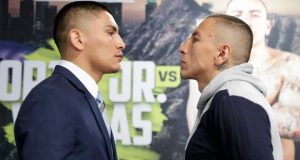 Vergil Ortiz and Samuel Vargas clash in Golden Boy's return in Indio on Friday night Photo Credit: www.boxingnews24.com