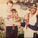 A fresh faced Scott Murray and Frank Tate in 1988 in Texas. Photo Credit: Scott Murray